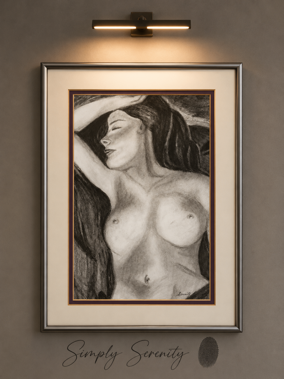 Figure Study, original artwork by Serenity K. Kashuba