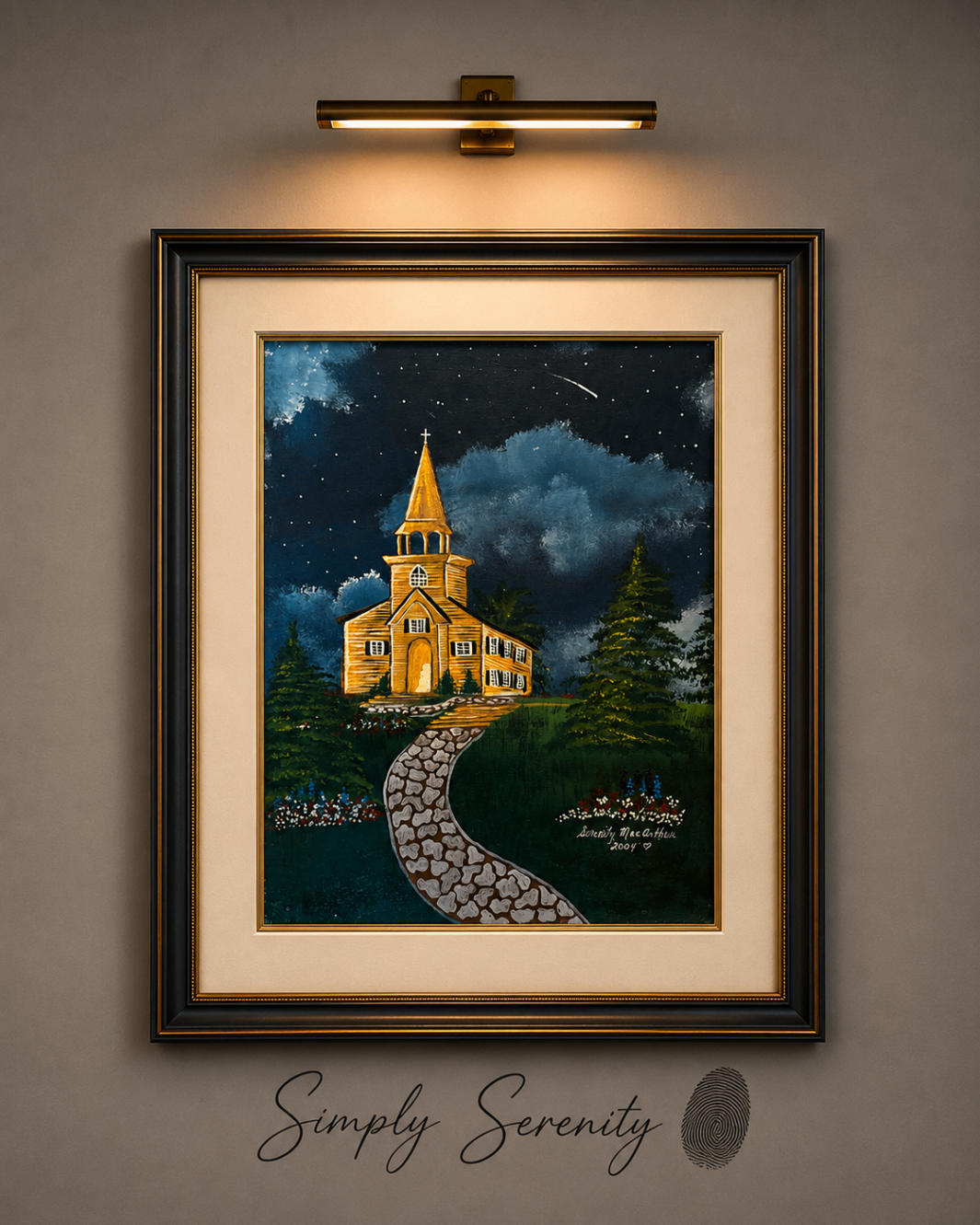 The Little Church, original artwork by Serenity K. Kashuba