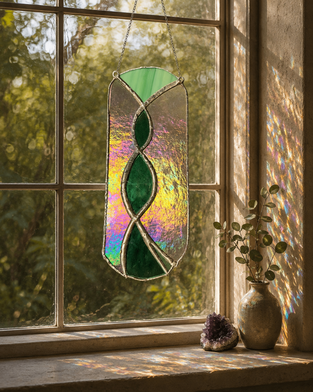 Emerald Ribbon, original artwork by Serenity K. Kashuba