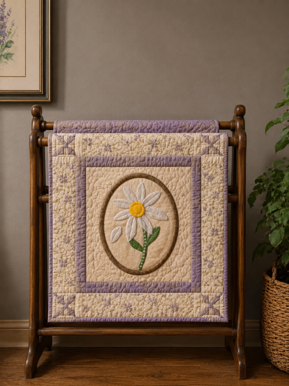 Daisy Quilt, original artwork by Serenity K. Kashuba