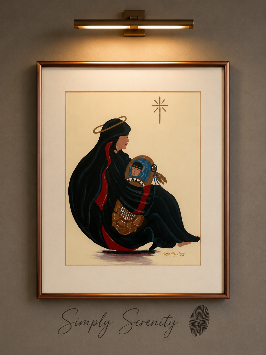 Madonna of the North, original artwork by Serenity K. Kashuba