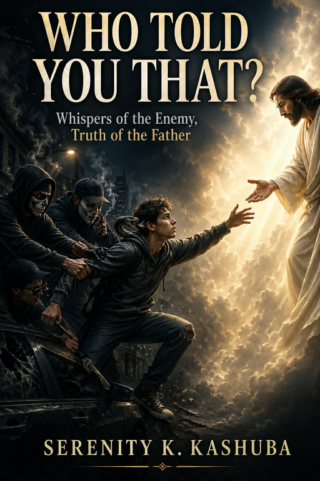 Who Told You That? book cover by Serenity K. Kashuba