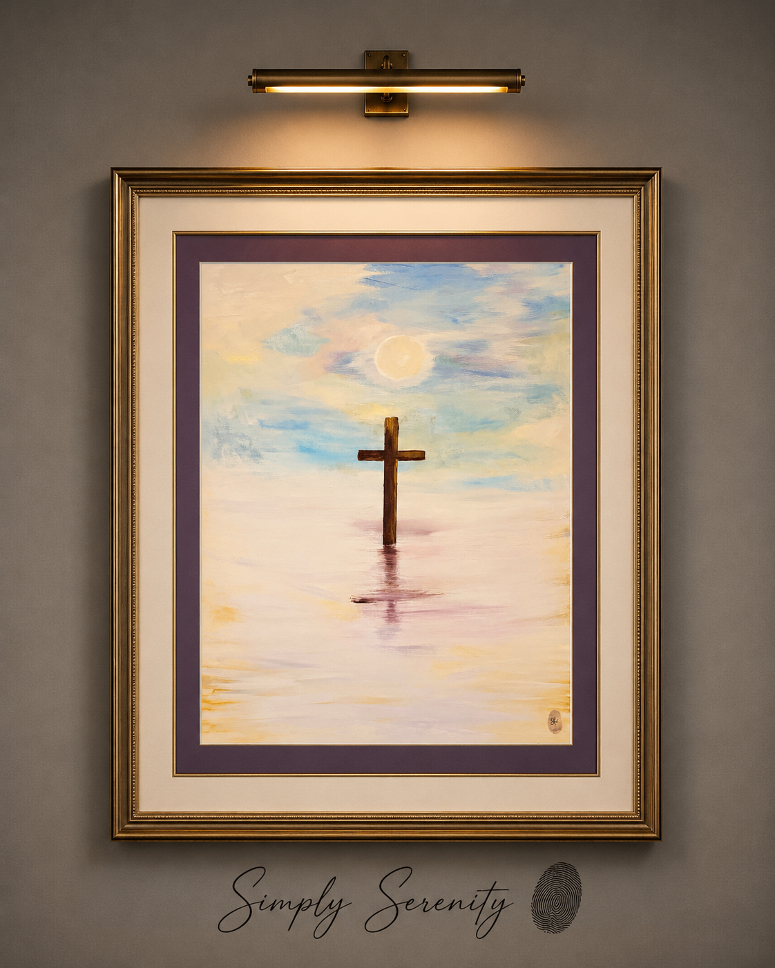 Morning at the Cross, original artwork by Serenity K. Kashuba